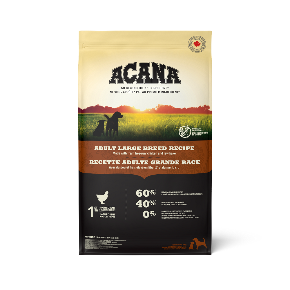 Acana Heritage - Adult Large Breed 11.4 Kg - Büyük Irk Yetişkin Köpek Maması
