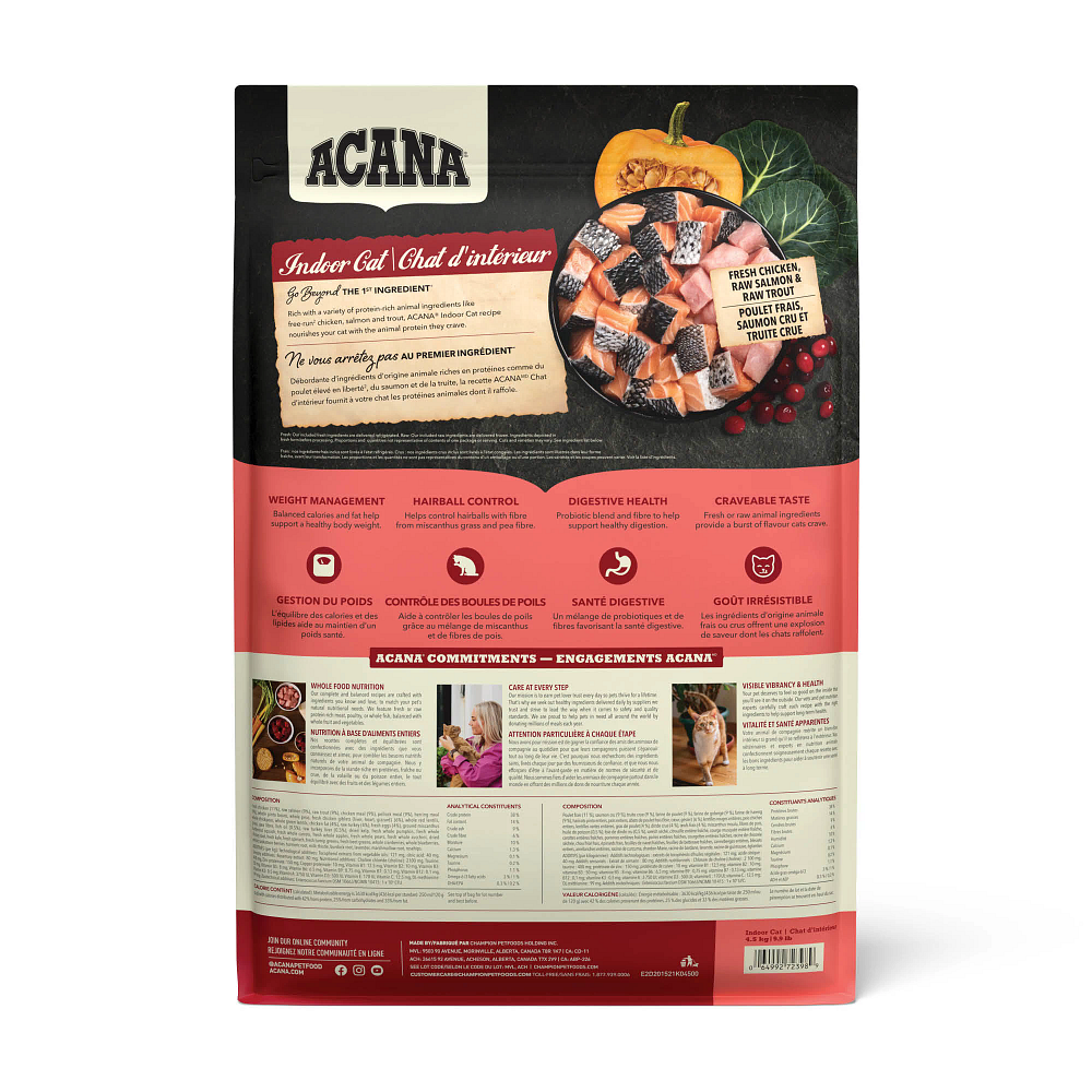 Acana Highest Protein (Yüksek Protein) Indoor Yetişkin Kedi Maması 1.8 Kg