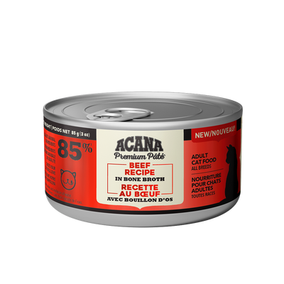 Acana Premium Pate (Ezme) Sığır Etli Kedi Konservesi 85gr