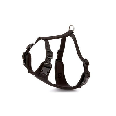 Doggie Havalı Dokuma Göğüs Tasması Siyah 2X45-55Cm
