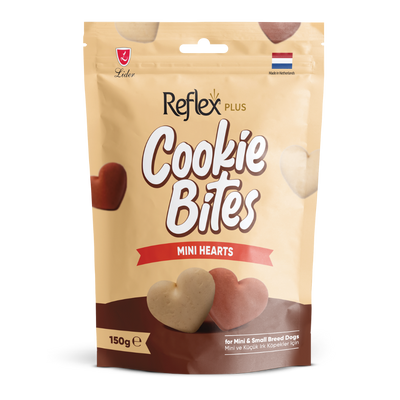 Reflex Plus Mini Hearts Mini ve Küçük Irk Yetişkin Köpek Ödül Maması 150gr