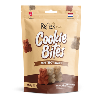 Reflex Plus Mini Teddy Bears Mini ve Küçük Irk Yetişkin Köpek Ödül Maması 150gr