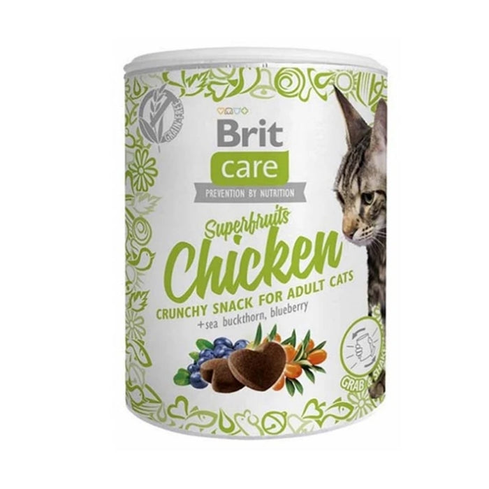 Brit Care Tavuklu ve Yaban Mersinli Kıtır Kedi Ödül Maması 100gr