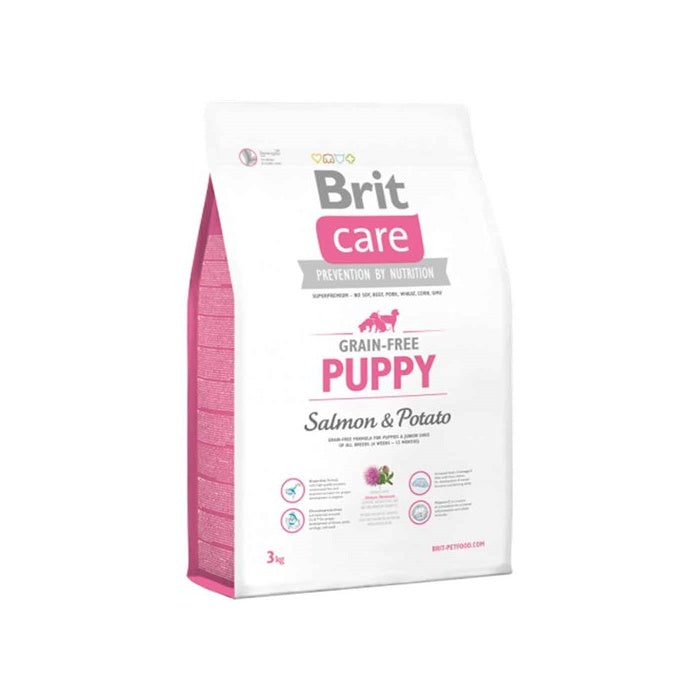 BRIT CARE G-F PUPPY SALMON & POTATO 3 KG