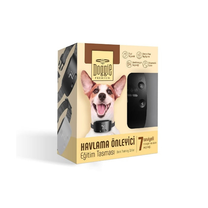 Doggie Havlama Önleyici Eğitim Tasması Siyah