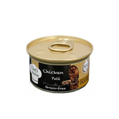 Chef'S Choice Pate Tavuk Eti Tahılsız Kedi Konservesi 85gr