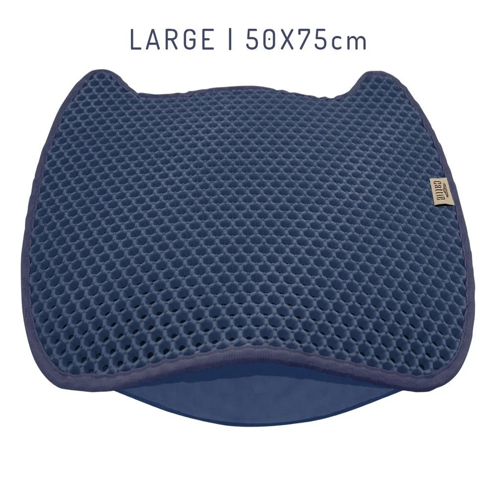 Cattie Kedi Model Kum Toplayıcı Fonksiyonel Kedi Paspası Lacivert 50X75Cm