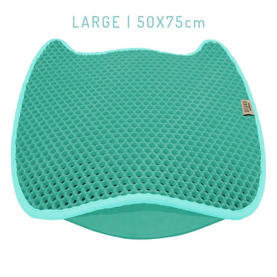 Cattie Kedi Model Kum Toplayıcı Fonksiyonel Kedi Paspası Turkuaz 50X75Cm