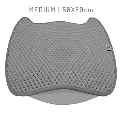 Cattie Kedi Model Kum Toplayıcı Fonksiyonel Kedi Paspası Gri 50X50Cm