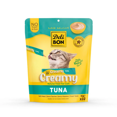 Delibon Creamy Ödül Maması Ton Balıklı 15Gr 32Li Paket