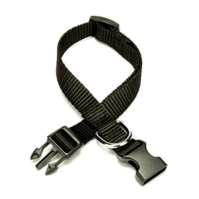 Doggie Ayarlanabilir Özellikli Dokumadan El Yapımı Köpek Boyun Tasması 1,5x25-40cm - Black