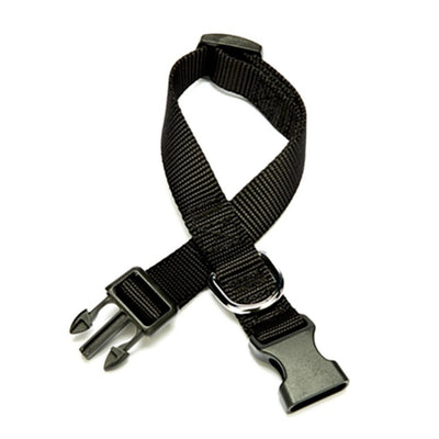 Doggie Ayarlanabilir Özellikli Dokumadan El Yapımı Köpek Boyun Tasması 2x30-45cm - Black