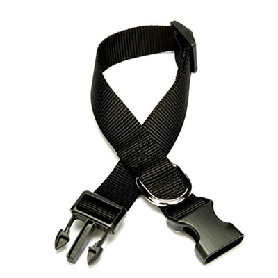 Doggie Ayarlanabilir Özellikli Dokumadan El Yapımı Köpek Boyun Tasması 2,5x40-50cm - Black