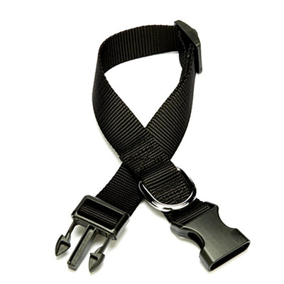 Doggie Ayarlanabilir Özellikli Dokumadan El Yapımı Köpek Boyun Tasması 3x45-60cm - Black