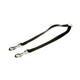 Doggie Dokuma Çift Köpek Gezdirme Aparatı Siyah 2X70-70Cm