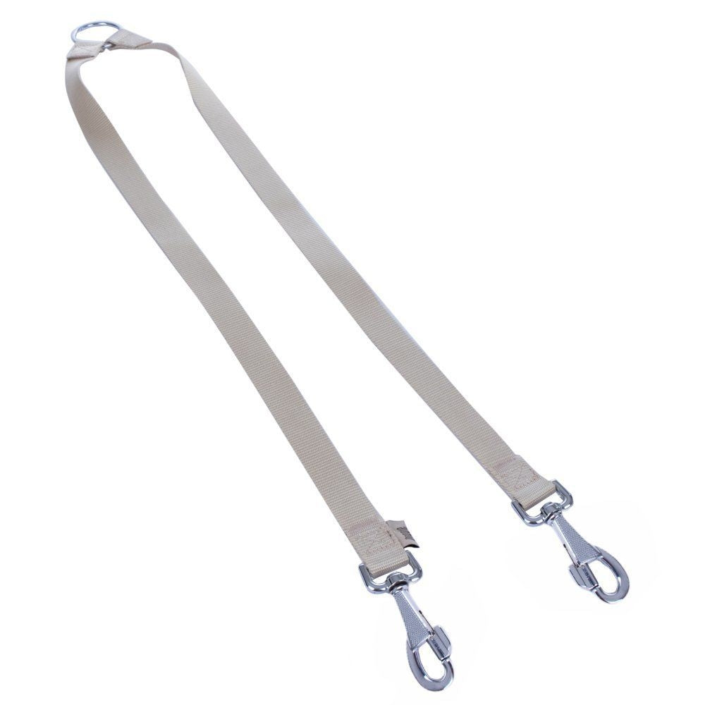 Doggie Dokuma Çift Köpek Gezdirme Aparatı Haki 2,5X70-70Cm
