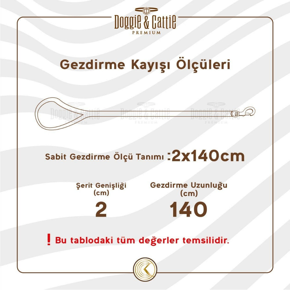 Doggie Dokuma Çift Köpek Gezdirme Aparatı Kırmızı 2,5X70-70Cm