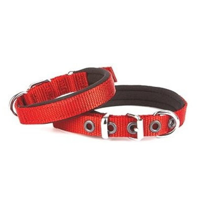 Doggie Konfor Dokuma Boyun Tasması Kırmızı 1,5X20-25Cm
