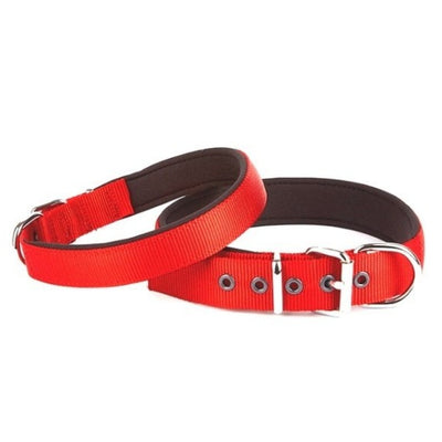 Doggie Konfor Dokuma Boyun Tasması Kırmızı 2,5X37-45Cm