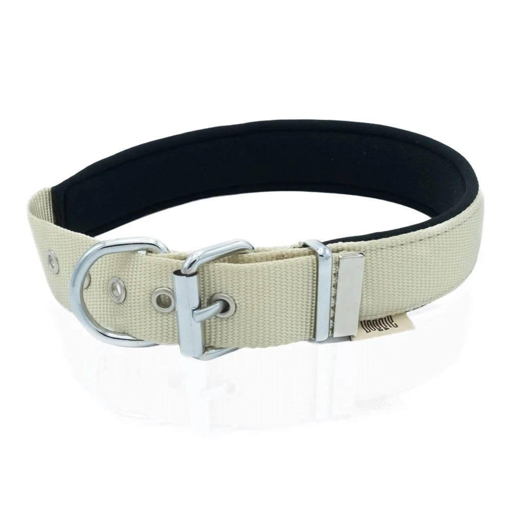 Doggie Konfor Dokuma Boyun Tasması Haki 3X42-50Cm