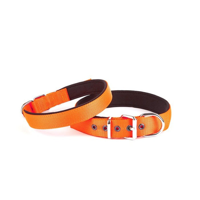 Doggie Konfor Dokuma Boyun Tasması Turuncu 3X42-50Cm