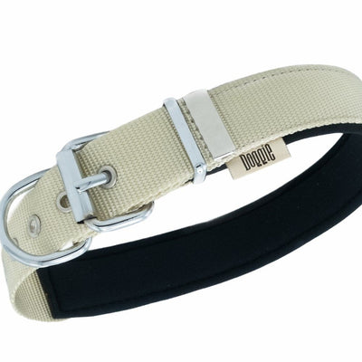 Doggie Konfor Dokuma Kemikli Boyun Tasması Haki 3X47-55Cm