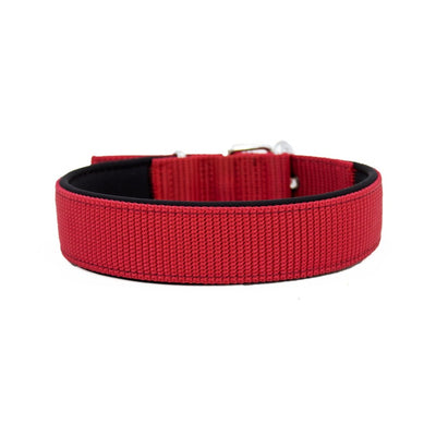Doggie Konfor Dokuma Boyun Tasması Kırmızı 4X52-60Cm