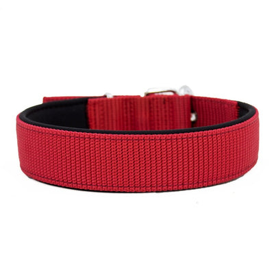 Doggie Konfor Dokuma Boyun Tasması Kırmızı 4X47-55Cm