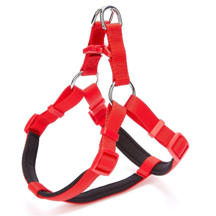 Doggie Konfor Dokuma Ronin Göğüs Tasması Kırmızı 2X45-55Cm