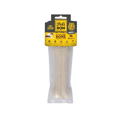 Delibon Deri Pres Kemik 15Cm M Boy 1Li Paket Beyaz 15Cmx1Ad.