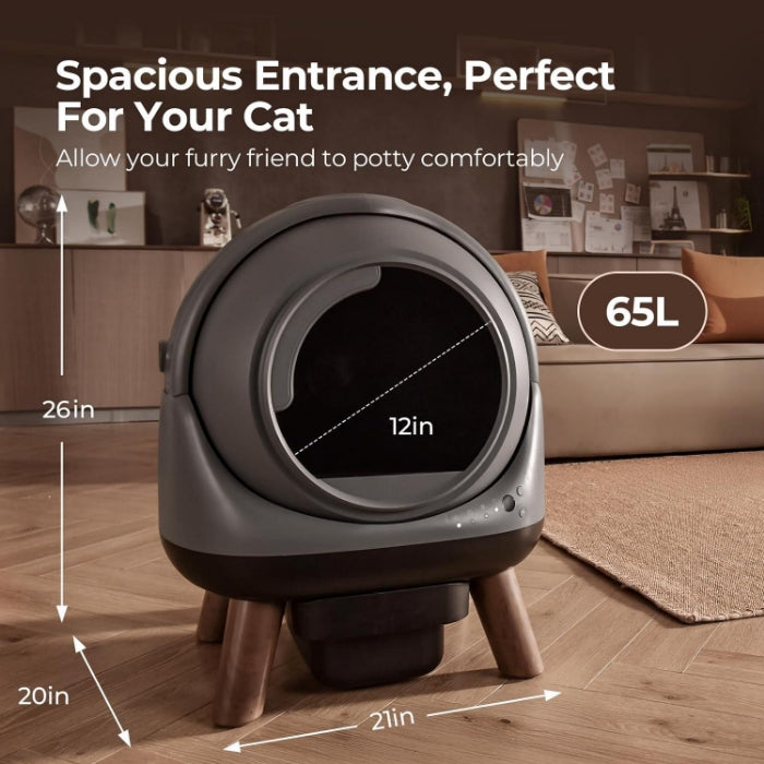 ELS Pet Otomatik Koku Kontrollü Akıllı Kedi Tuvaleti