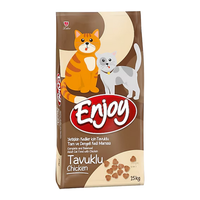 Enjoy Tavuklu Kedi Maması 15 KG