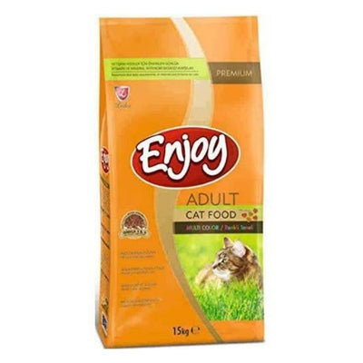 Enjoy Multicolour Tavuk 15 Kg Yetişkin Kuru Kedi Maması