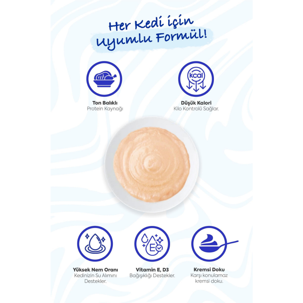 Inaba Ciao Churu Skin&Coat -Cilt ve Tüy Sağlığı- Ton balıklı Ödül Maması