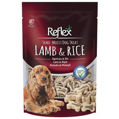 Reflex Semi Moist Kuzu&Pirinç Köpek Ödül Maması 150gr