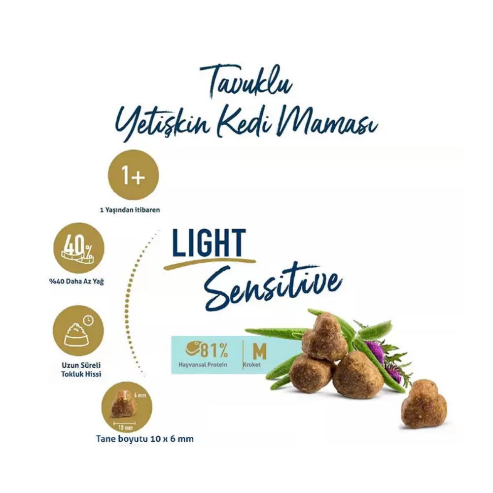 Happy Cat Sensitive Light 4 Kg Kedi Maması