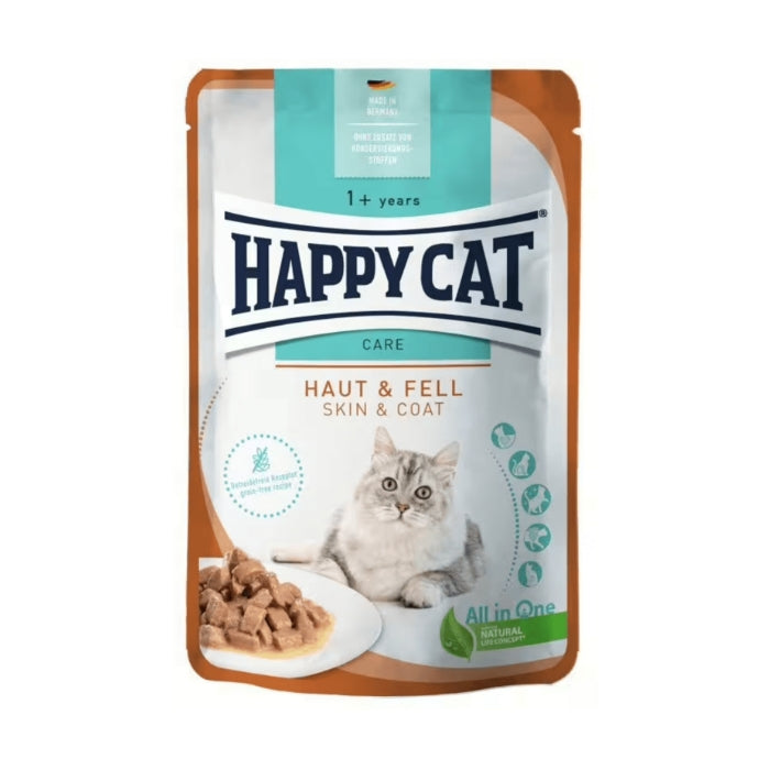 Happy Cat MIS Sensitive Haut Fell (DERİ TÜY SAĞLIĞI) 85g