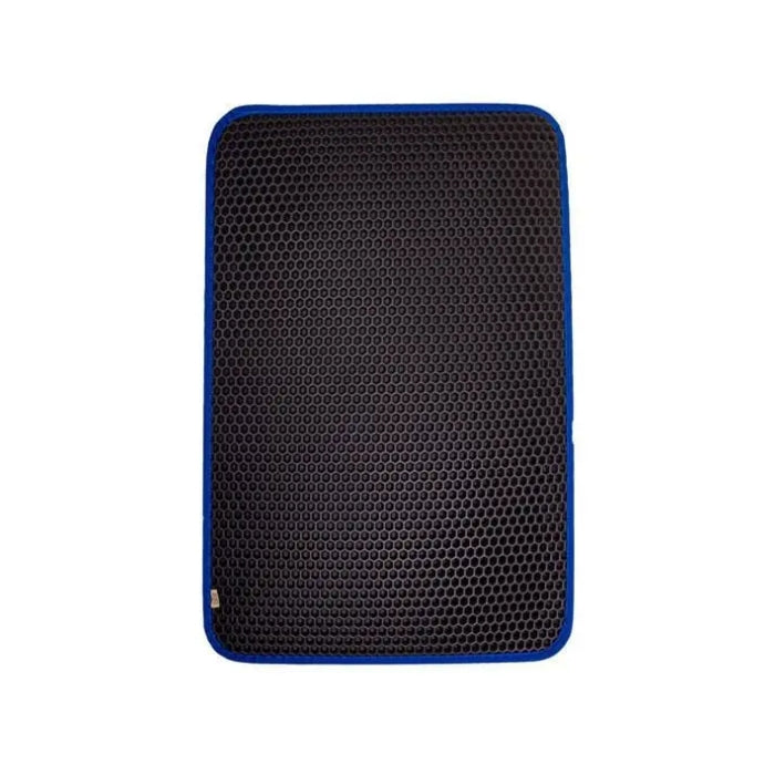 Cattie Altıgen Model Kum Toplayıcı Fonksiyonel Kedi Paspası Mavi 50X75Cm