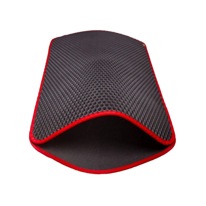 Cattie Altıgen Model Kum Toplayıcı Fonksiyonel Kedi Paspası Kırmızı 50X75Cm