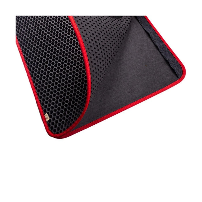 Cattie Altıgen Model Kum Toplayıcı Fonksiyonel Kedi Paspası Kırmızı 50X75Cm