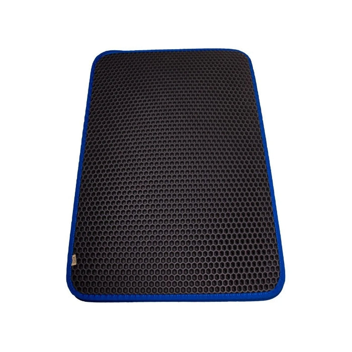 Cattie Altıgen Model Kum Toplayıcı Fonksiyonel Kedi Paspası Mavi 37X50Cm