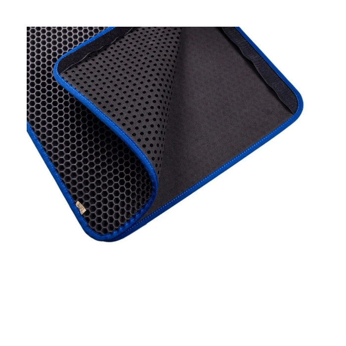 Cattie Altıgen Model Kum Toplayıcı Fonksiyonel Kedi Paspası Mavi 37X50Cm