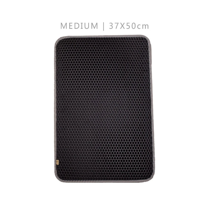 Cattie Altıgen Model Kum Toplayıcı Fonksiyonel Kedi Paspası Gri 37X50Cm