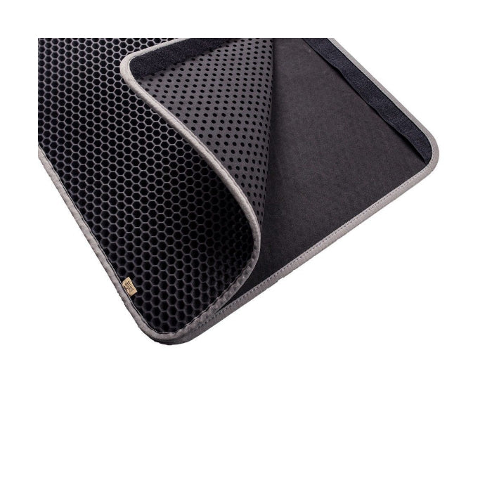 Cattie Altıgen Model Kum Toplayıcı Fonksiyonel Kedi Paspası Gri 37X50Cm