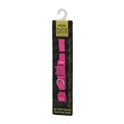 Cattie Güvenlik Tokalı Kedi Boyun Tasması Pembe 1X15-25Cm