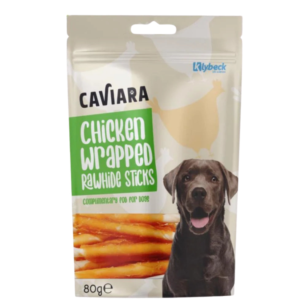 Caviara Tavuk Sarılı Düğümlü Çiğneme Kemikleri 80gr
