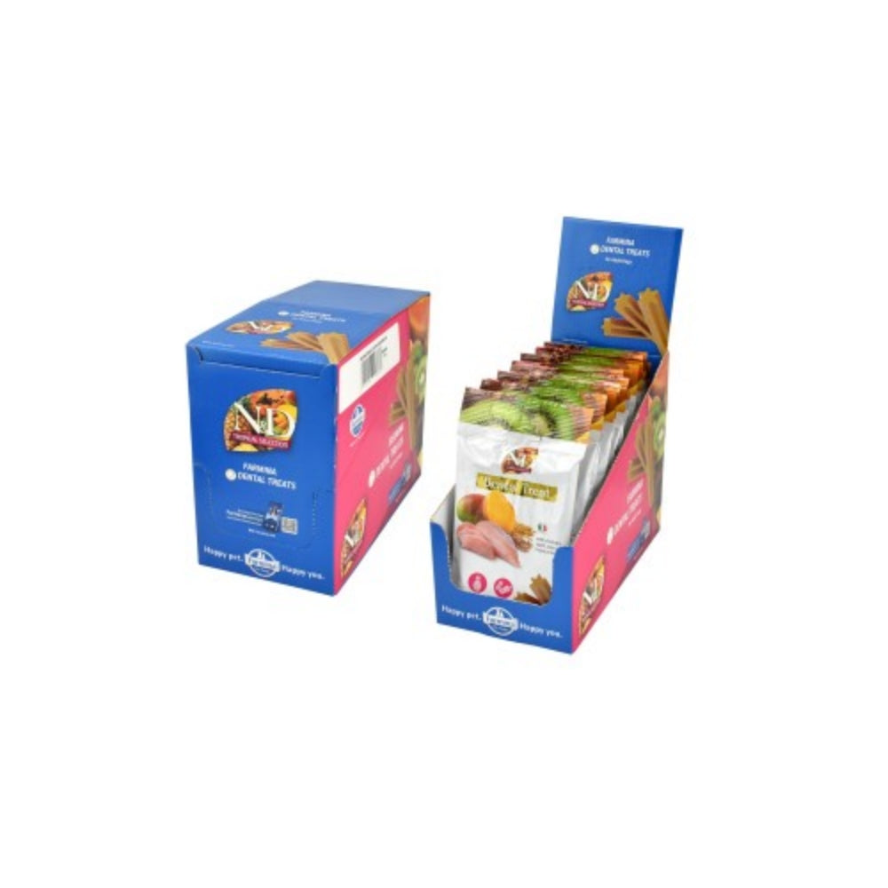 N&D Dental Treat Tropikal Meyveli & Tavuk Etli Mini Köpek Ödülü 60Gr
