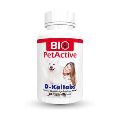 Bio Pet Active D-Kaltabs Kedi ve Köpekler için Kalsiyum Tableti