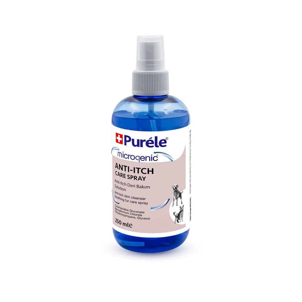 Purele Antı Itchıng Kedi Ve Köpekler İçin Kaşıntı Giderici Koruyucu Sprey 250Ml