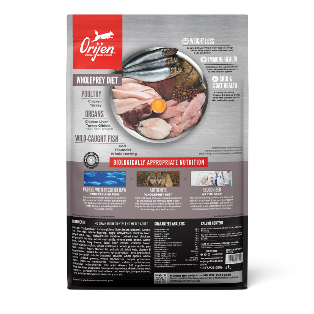 Orijen Fit & Trim 2 Kg - Fazla Kilolu Köpekler İçin